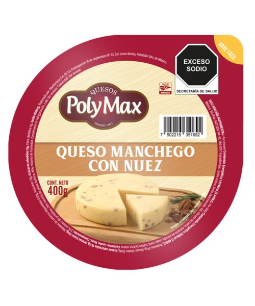 Queso Manchego Botanero - 200 g, Nuez